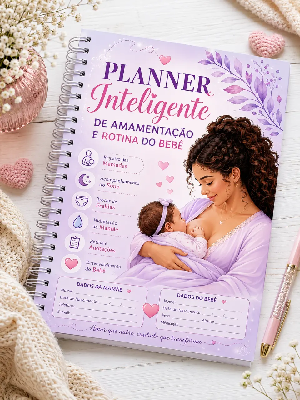Planner Inteligente de Amamentação e Rotina do Bebê